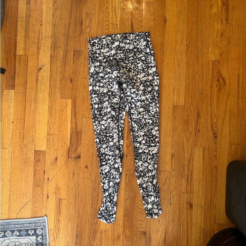 lululemon athletica Black and White Patterned Leggings